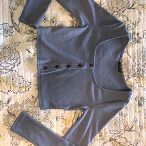 Cropped Top from SHEIN, size Small, color LIGHT BLUE